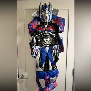 Optimus Prime Halloween kid costume 
Blue and Silver Robot Costume